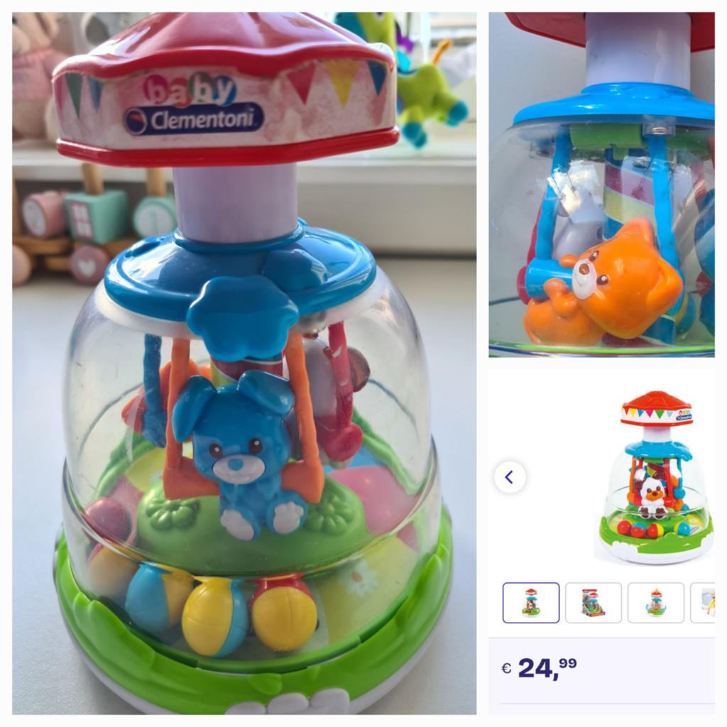 Bromtol dieren draaimolen van Clementoni, Kinderen en Baby's, Ophalen of Verzenden, Zo goed als nieuw, Overige typen, Met geluid