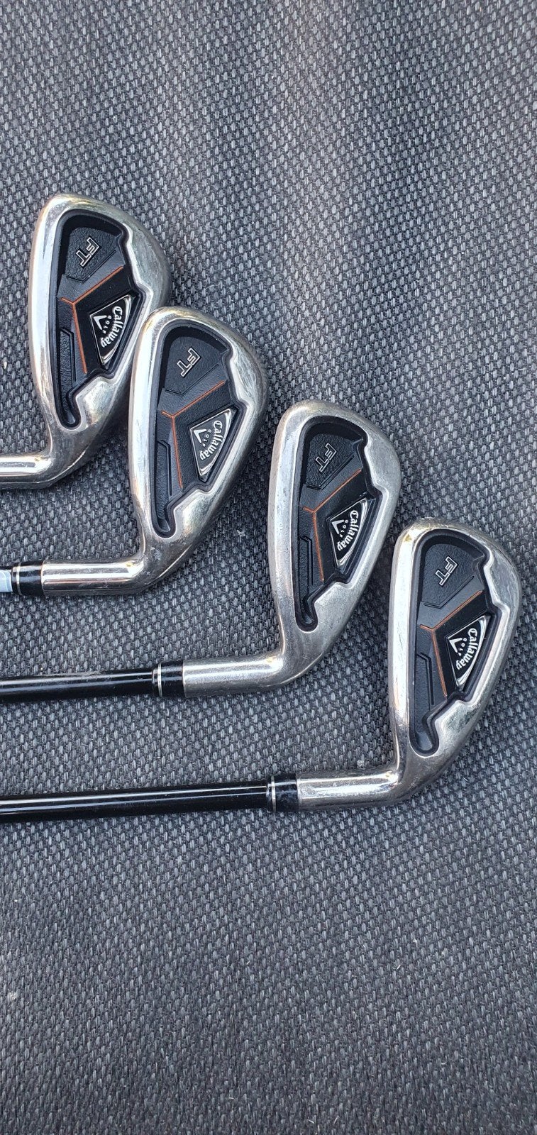 Callaway FT ijzers P 9 8 en 6.  R flex, Ophalen of Verzenden, Gebruikt, Set, Callaway