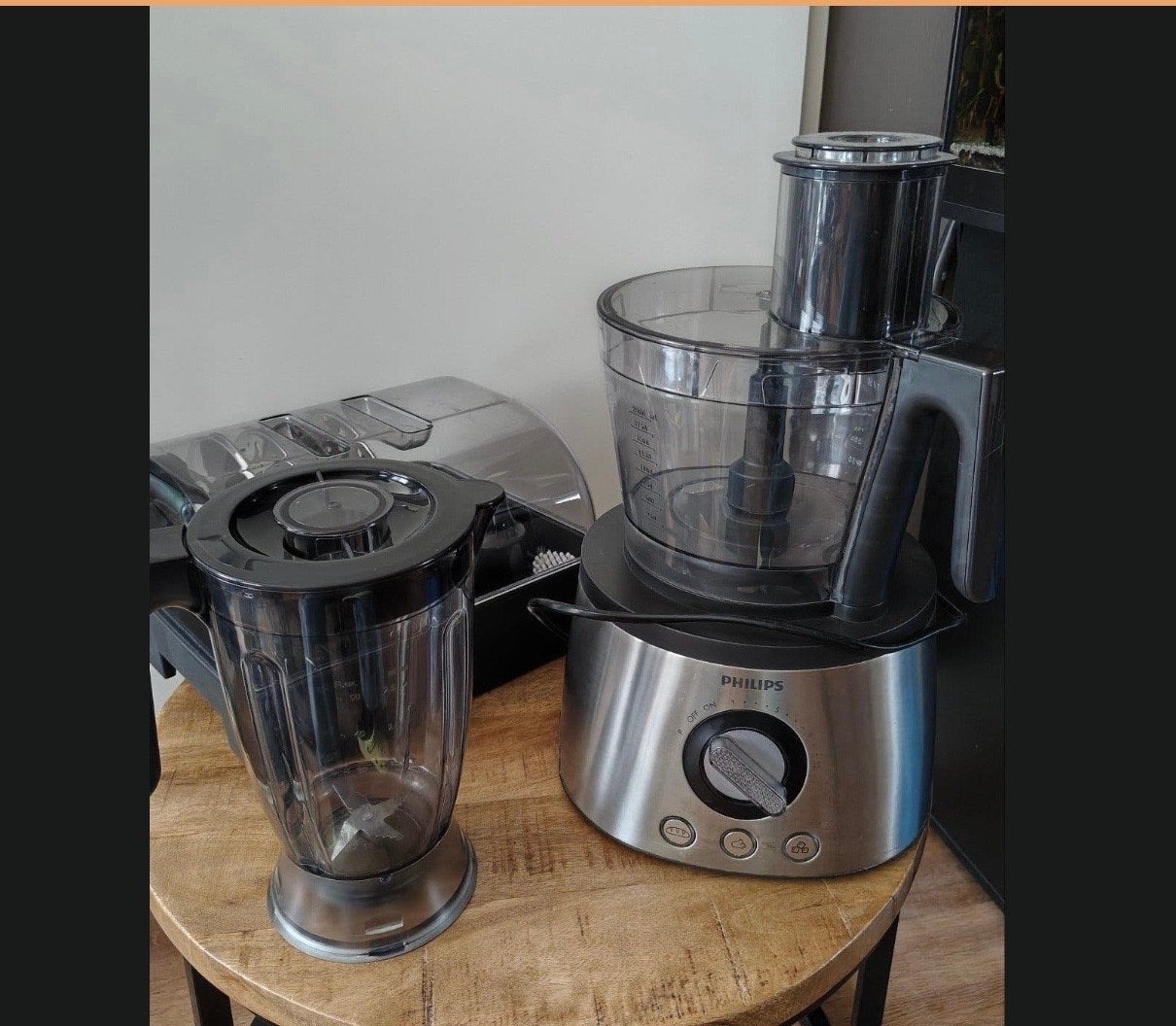 Philips Foodprocessor HR7778/00 - Zeer compleet, Ophalen, 3 snelheden of meer, Zo goed als nieuw, 2 tot 3 liter