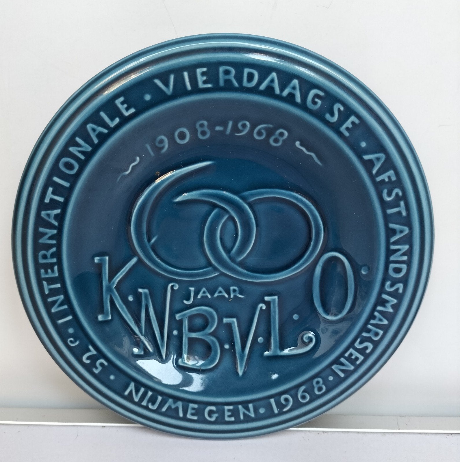 Gedenkbordje Vierdaagse, Ophalen of Verzenden, Zo goed als nieuw