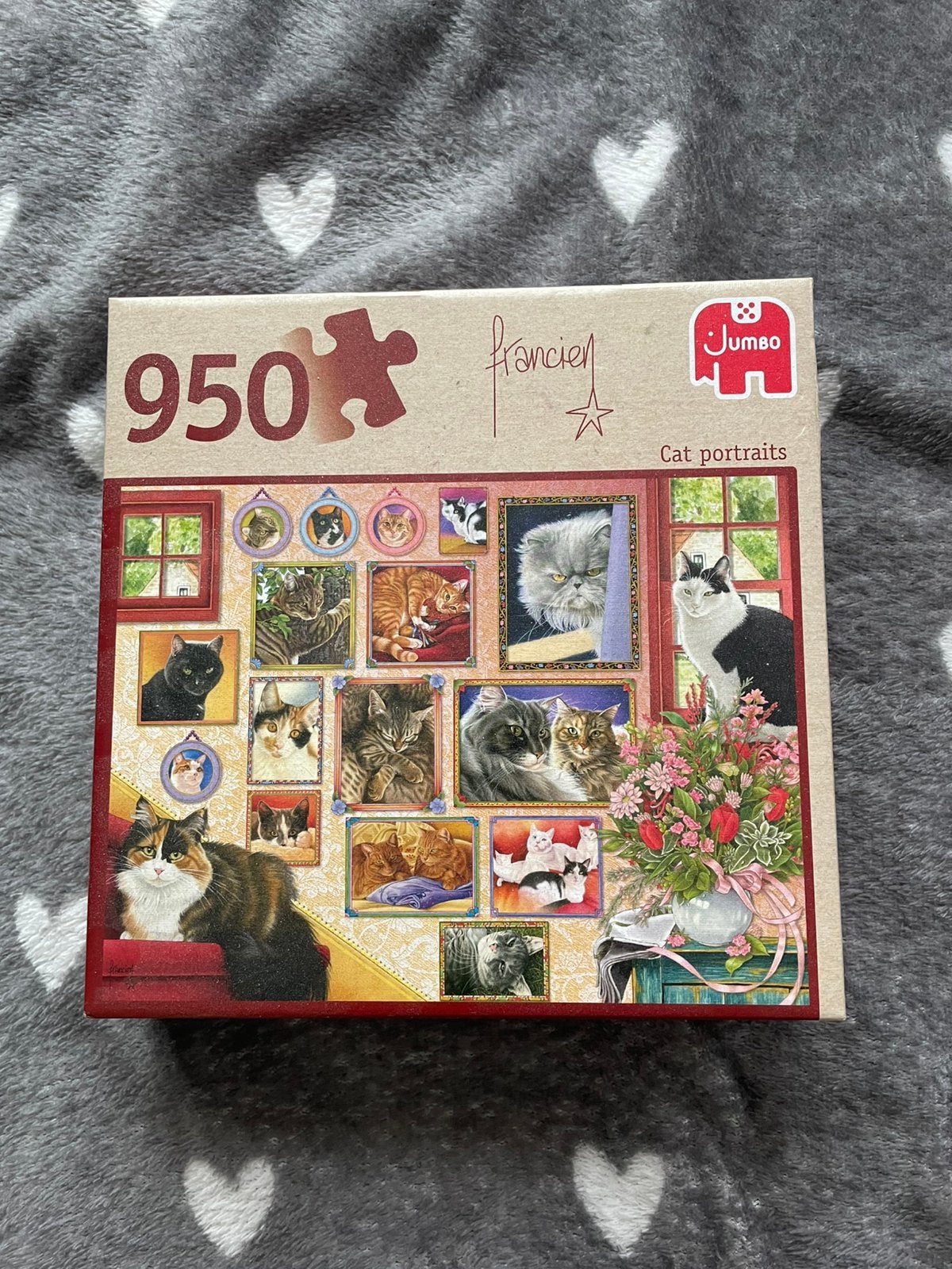 Jumbo katten puzzel incl. poster, Ophalen, 500 t/m 1500 stukjes, Zo goed als nieuw, Legpuzzel