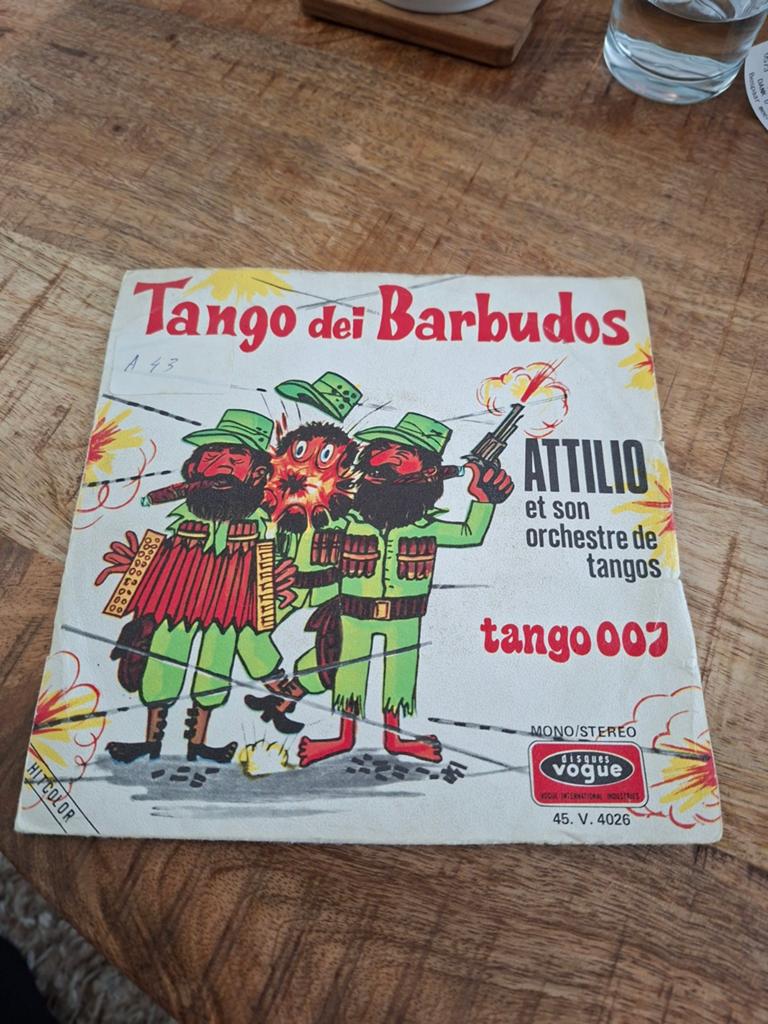 Attilio / tango dei barbudos, Ophalen of Verzenden, Zo goed als nieuw