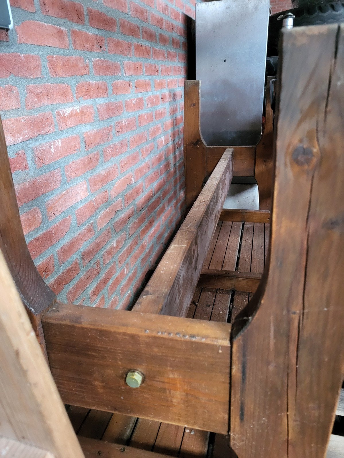 Tuin tabel, Huis en Inrichting, Tafels | Sidetables, Ophalen of Verzenden, 25 tot 50 cm, Rechthoekig