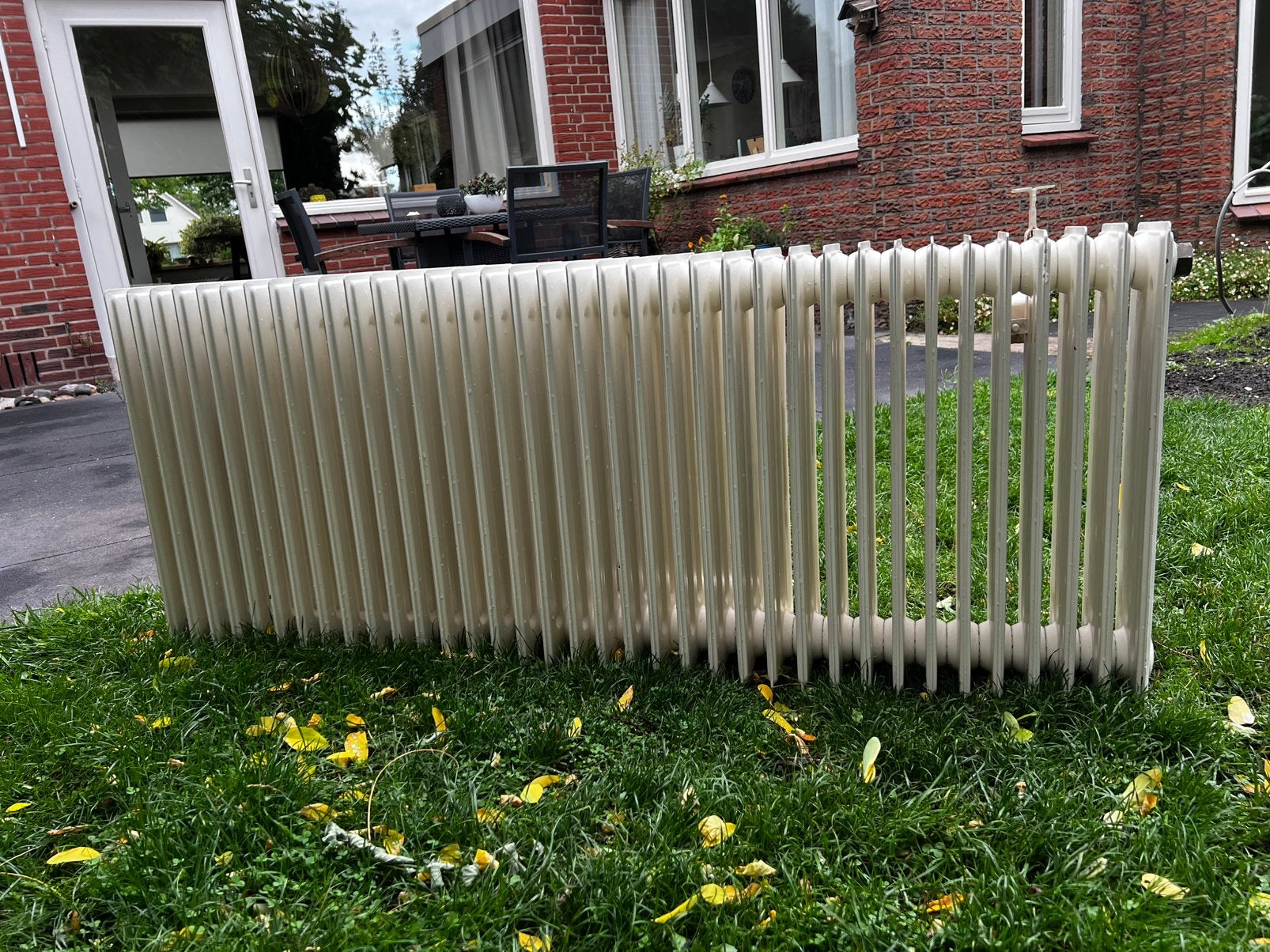 Grote vintage / jaren 60-70 radiator, Ophalen, 30 tot 80 cm, Gebruikt, Radiator