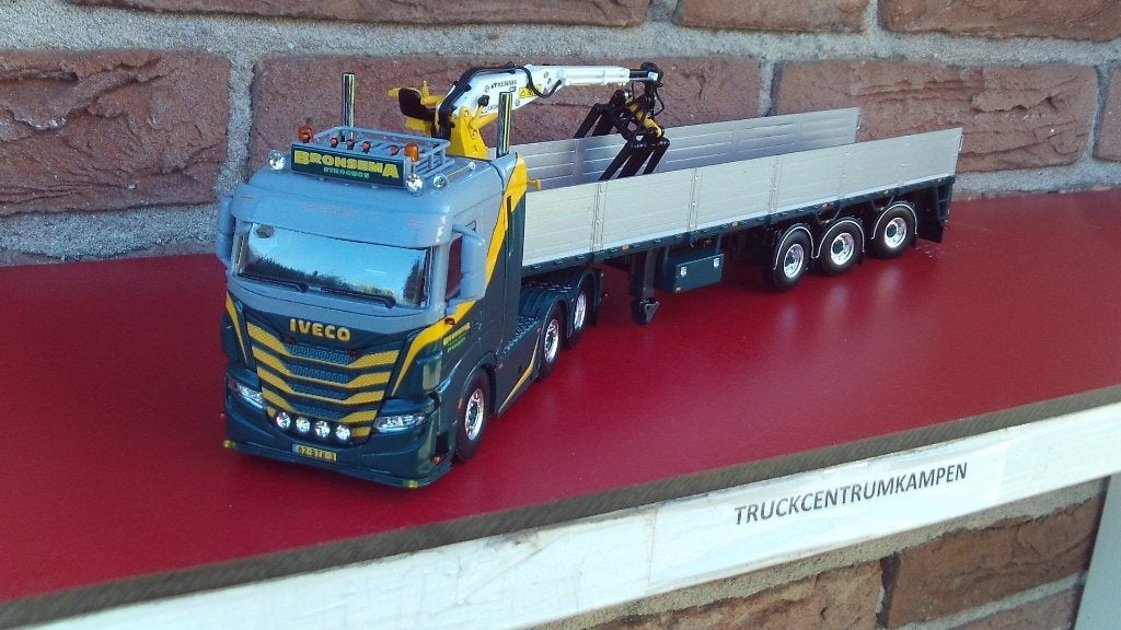 WSI  Iveco  S - Way  van  Bronsema - Stroobos, Ophalen of Verzenden, Nieuw, Bus of Vrachtwagen, Wsi