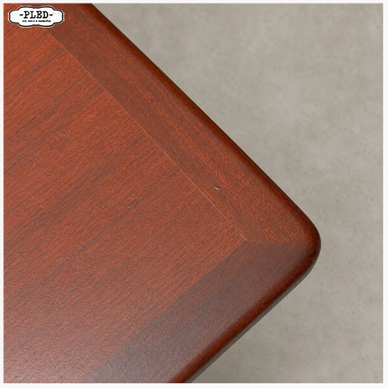 Vintage teak Brando salontafel Zweden Erik Wörtz Tafel Ikea, Ophalen, Gebruikt, 50 tot 75 cm, Teakhout