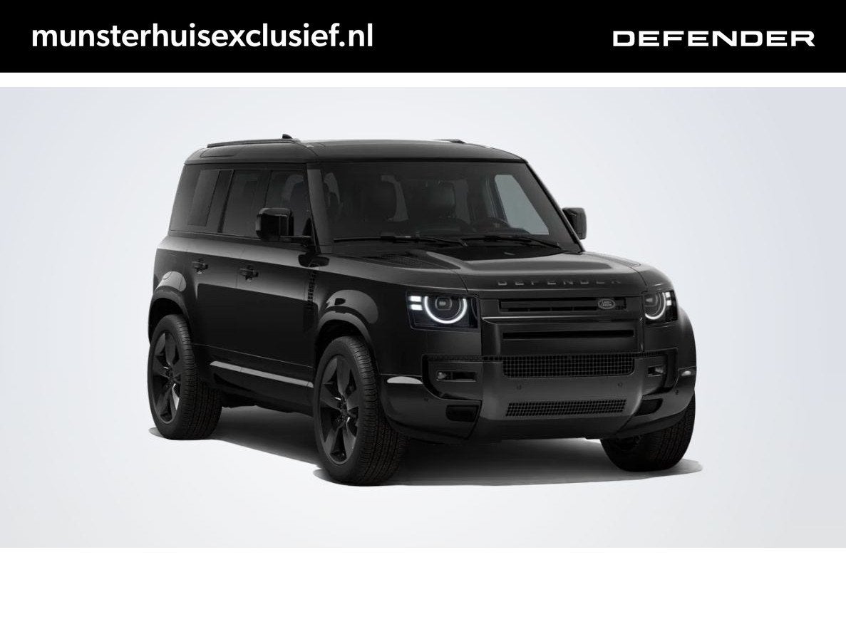Land Rover Defender 110 2.0 P300e 110 HSE Dynamic Edition |, Auto's, Automaat, 12 maanden, Zwart, 4 cilinders