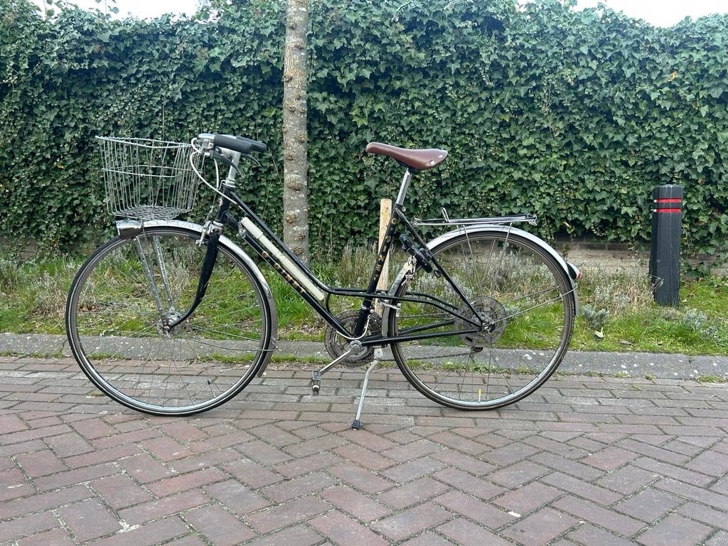 Vintage Franse damesfiets - Nieuwe ketting en derailleur, Overige merken, Gebruikt, Versnellingen, Ophalen of Verzenden