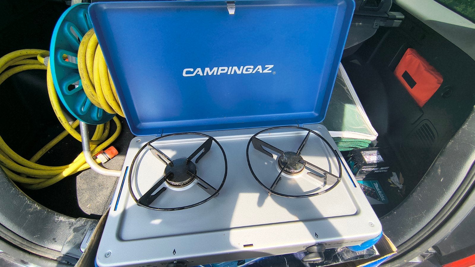 Campingaz gasfornuis 2 pits, zo goed als nieuw, Ophalen of Verzenden, Zo goed als nieuw