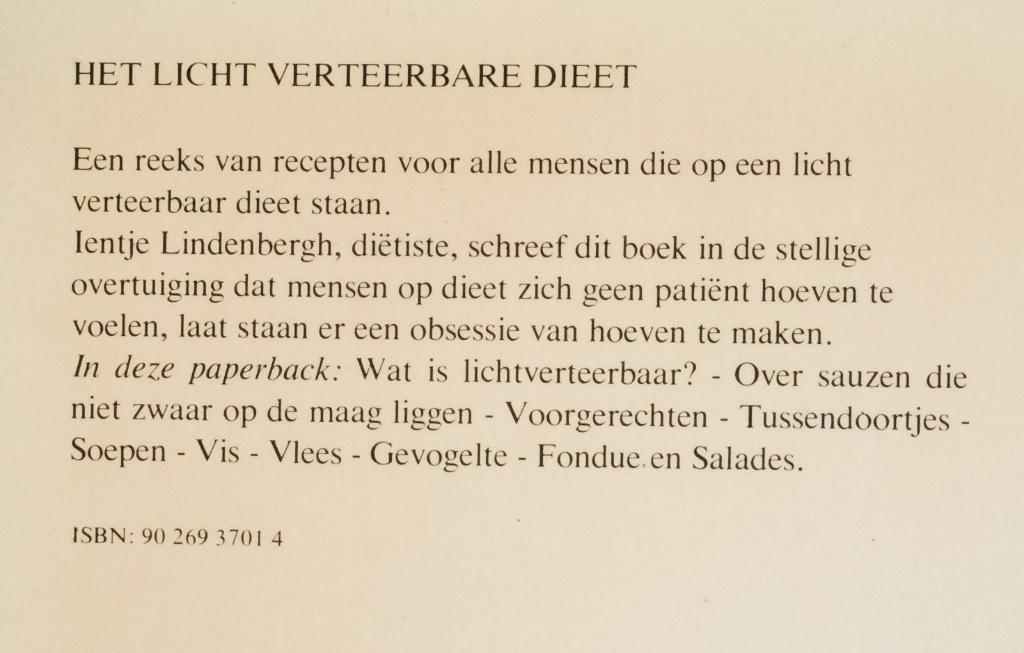 Het licht verteerbare dieet (1975), Verzenden, Zo goed als nieuw, Dieet en Voeding