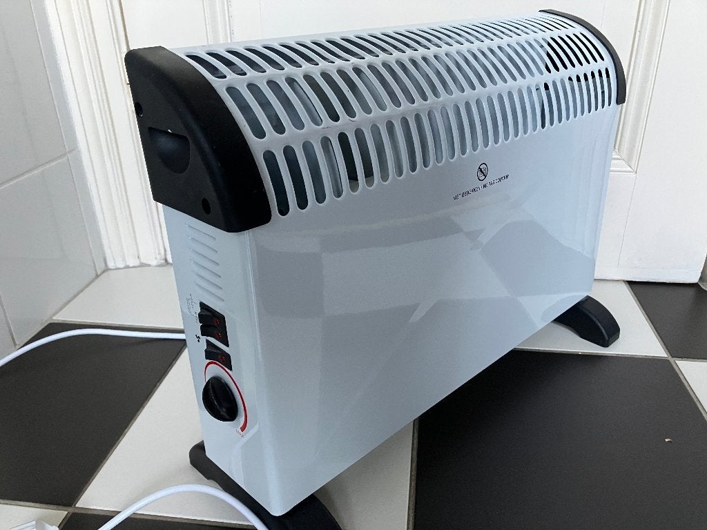 Convector kachel heater - 750 - 2000 Watt - drie standen, Huis en Inrichting, Kachels, Ophalen, Elektrisch, Houtkachel, Zo goed als nieuw