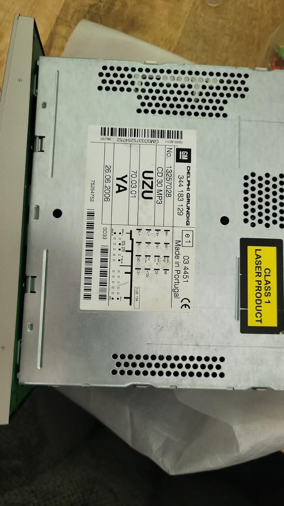 Gebruikte autoradio Opel Corsa CD 30 MP3, Auto diversen, Autoradio's, Ophalen of Verzenden, Gebruikt