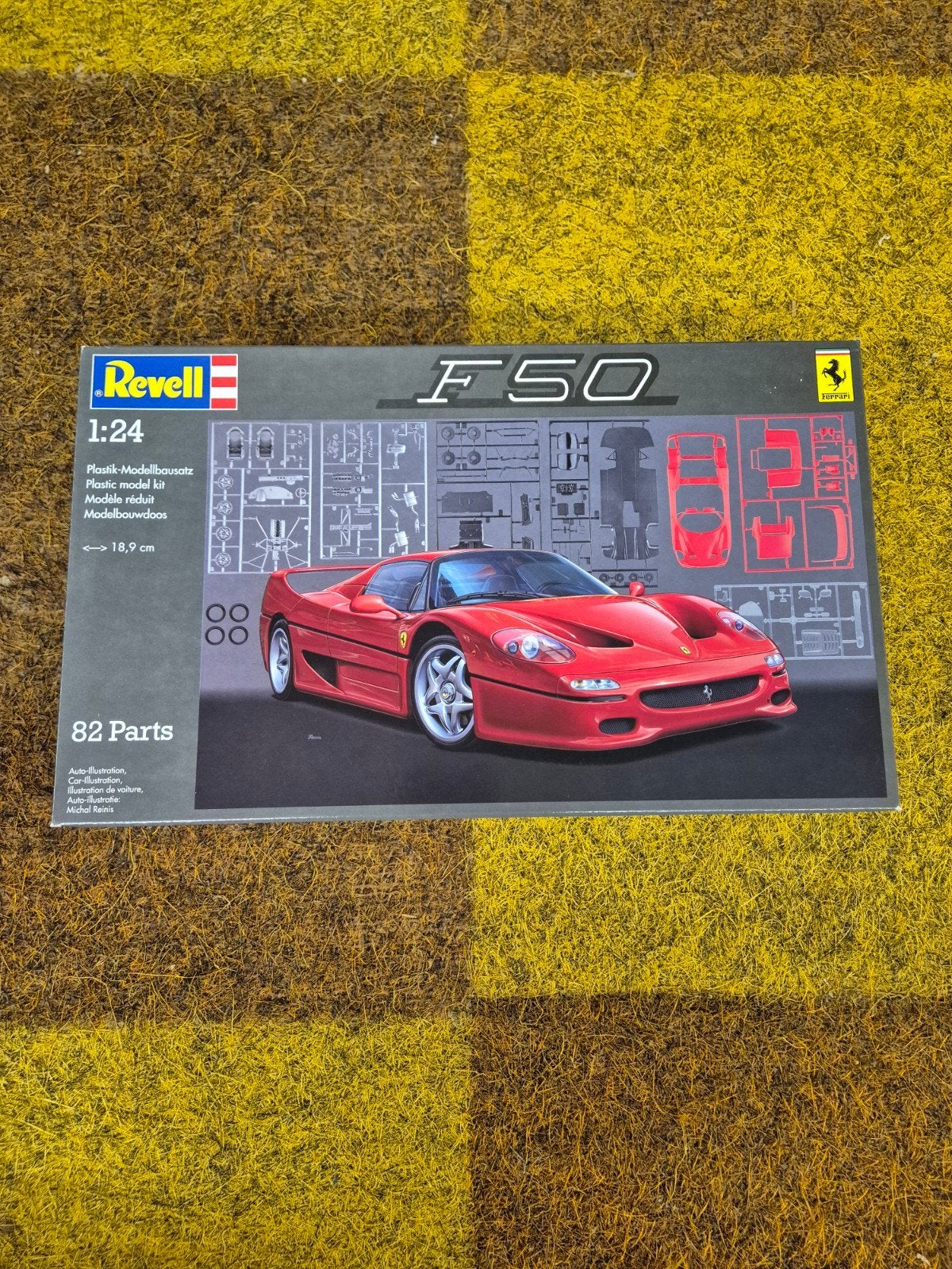 Revell Ferrari F50, Auto, Revell, Groter dan 1:32, Nieuw