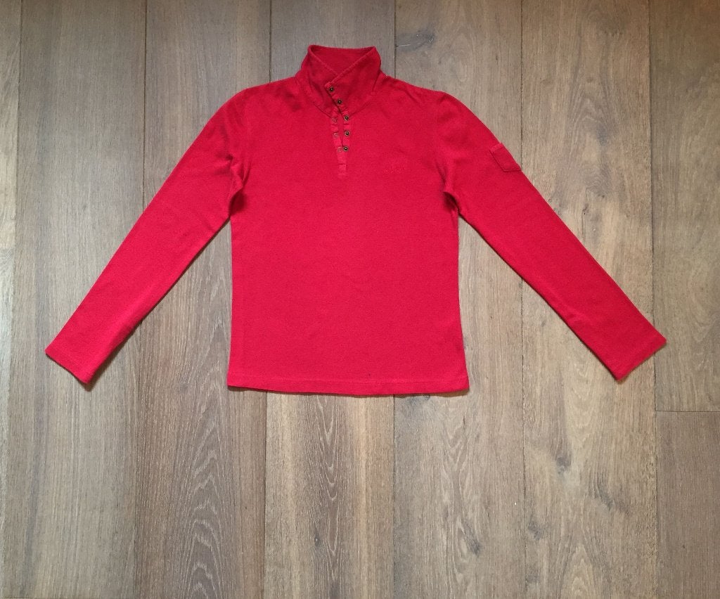 IZGS: Riverwoods rood polotruitje met lange mouw; maat 158, Meisje, Ophalen of Verzenden, Zo goed als nieuw, Shirt of Longsleeve