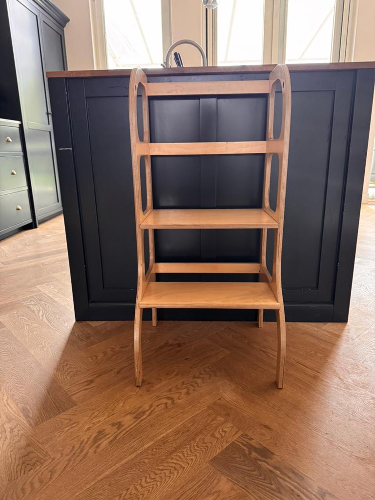 Blank houten leertoren - Ette Tete, Ophalen, Gebruikt