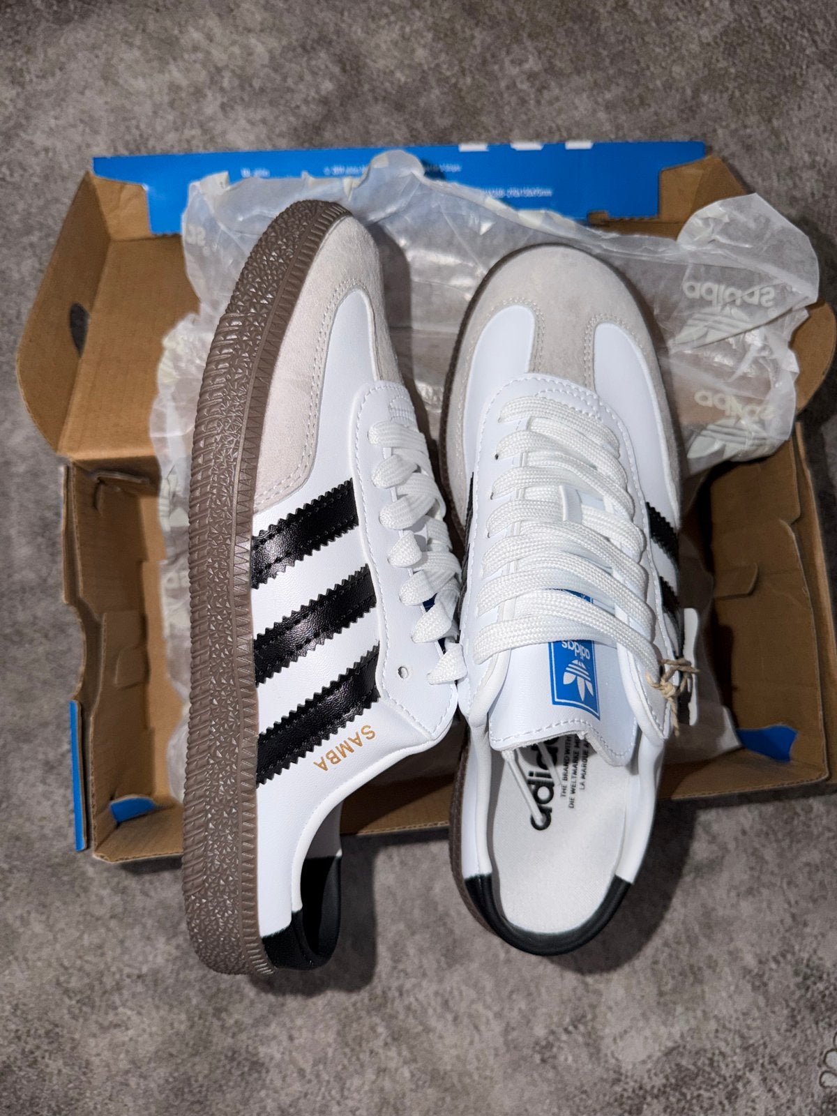 Adidas Samba OG sneakers wit/zwart, Ophalen of Verzenden, Nieuw, Wit, Sneakers of Gympen