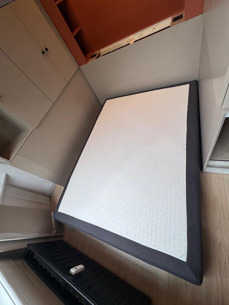boxspring Karlsson, Ophalen, Gebruikt, Zwart, Tweepersoons