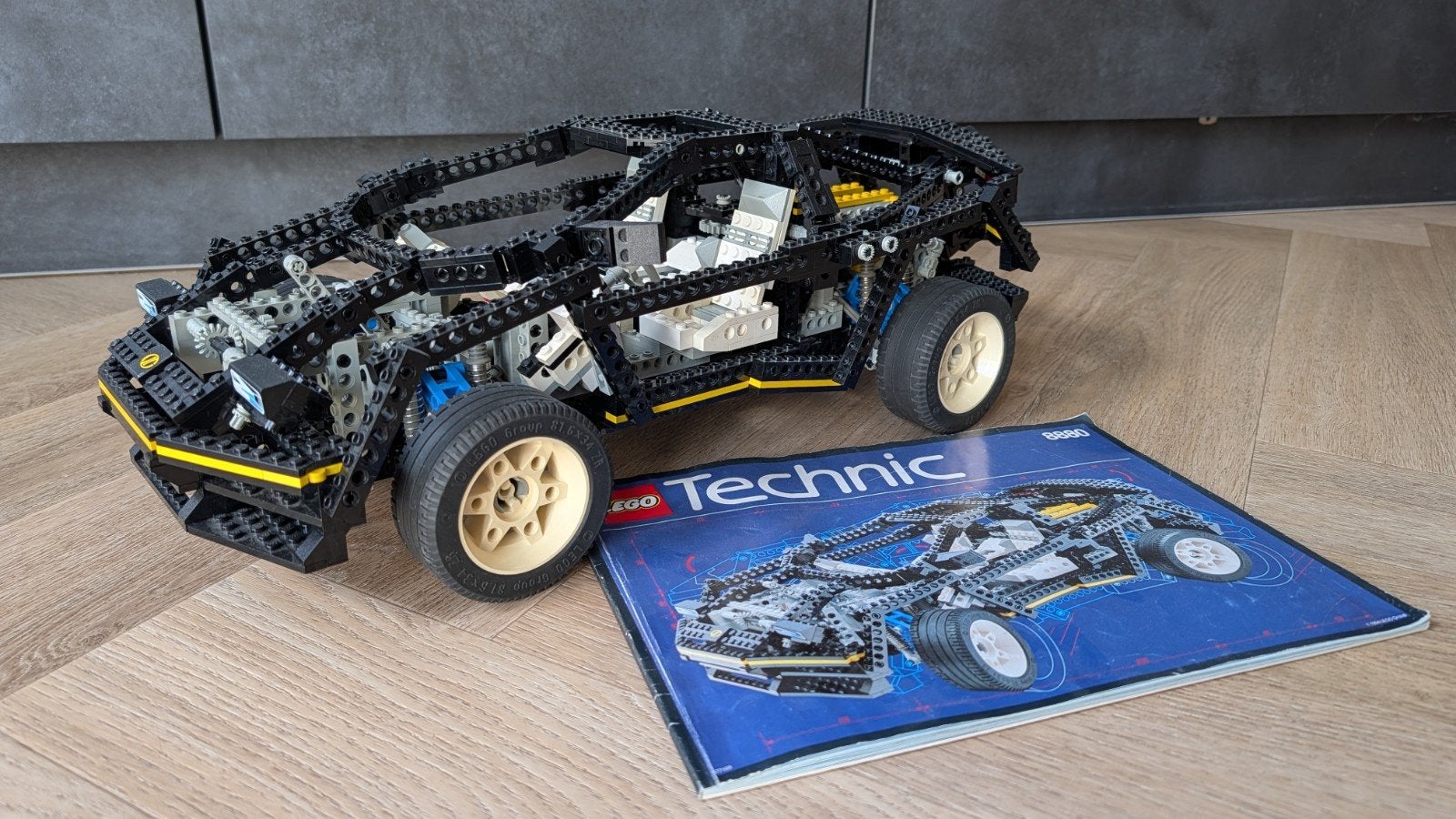 Lego Technic 8880 Super Car - Klassieke Collectie, Gebruikt, Lego, Inclusief instructies, Ophalen of Verzenden
