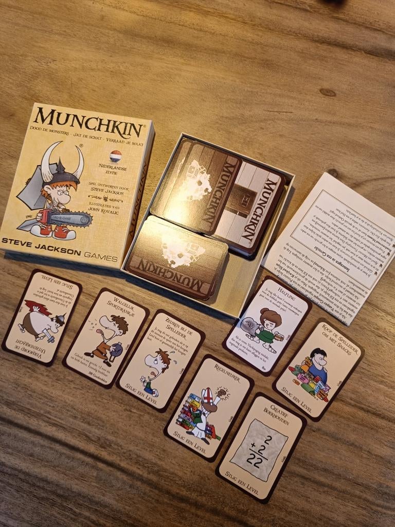 Munchkin, kaartspel, Vijf spelers of meer, Ophalen of Verzenden, Zo goed als nieuw