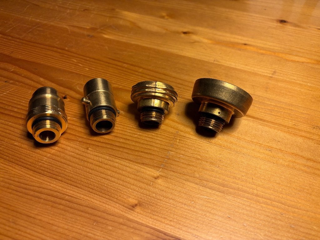 4 LPG nippels, Ophalen, Gebruikt