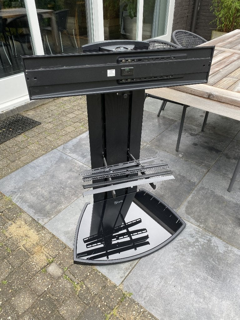 TV-standaard Vogel's vloerstandaard zwart, Ophalen, Zo goed als nieuw
