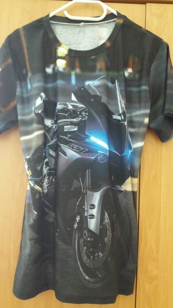 2 leuke, stoere t-shirts met motor print(beide zijn XL), Ophalen of Verzenden, Zo goed als nieuw, Maat 56/58 (XL), Zwart
