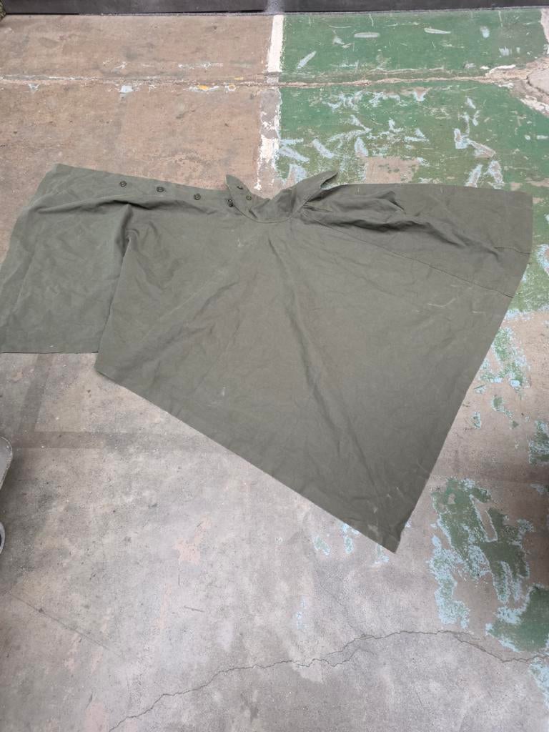 Jaren '80 Canvas Poncho NL leger, ., Ophalen of Verzenden, ., Nederland