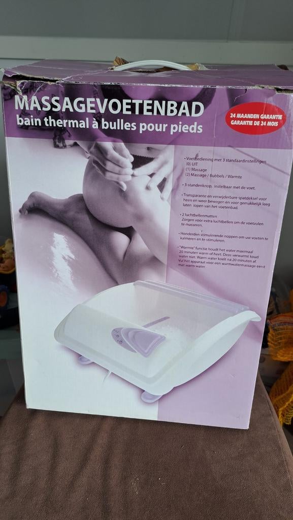 Massage voetenbad, Witgoed en Apparatuur, Persoonlijke-verzorgingsapparatuur, Ophalen of Verzenden, Zo goed als nieuw, Hand- en Voetverzorging