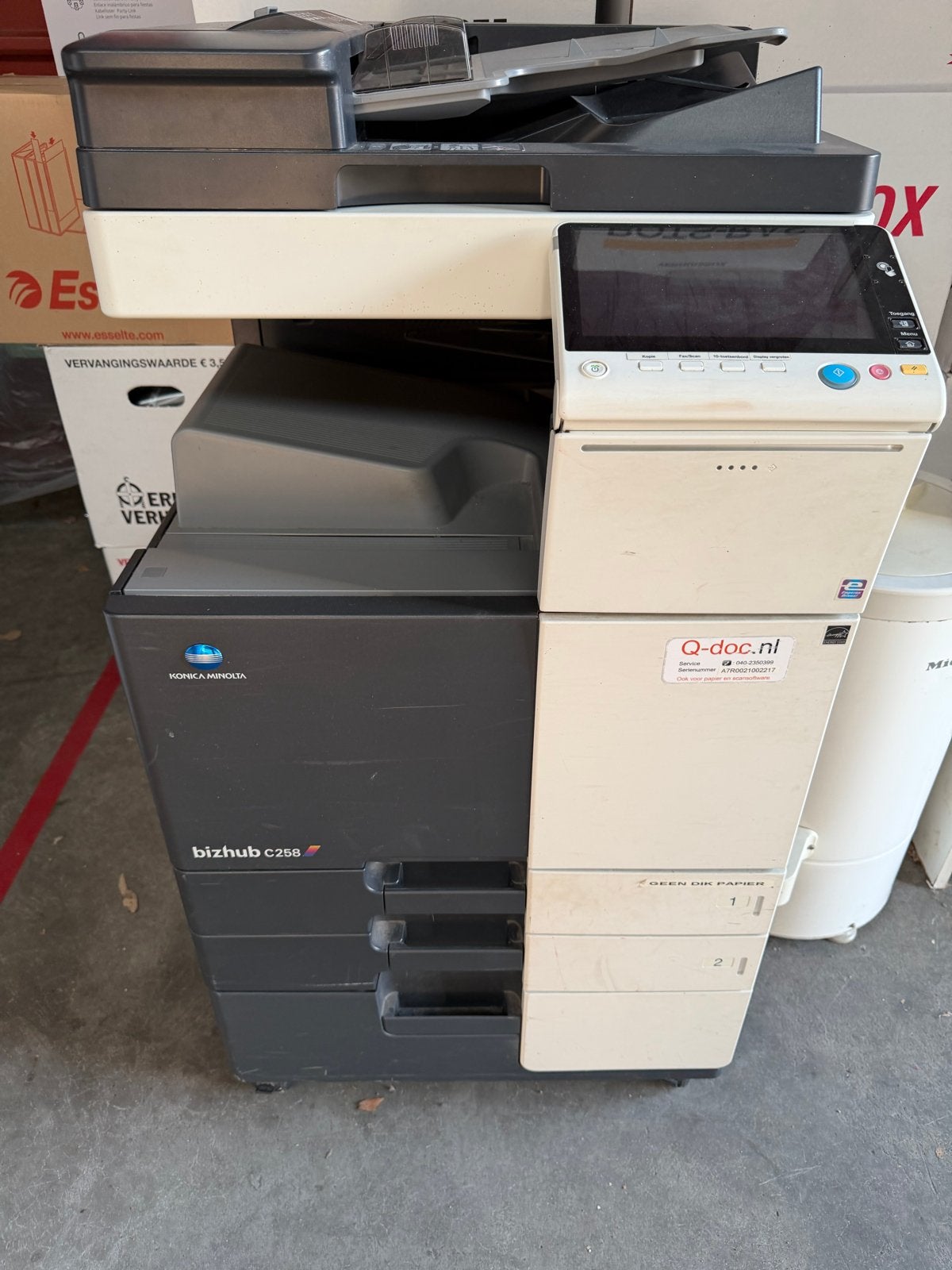 Konica Minolta bizhub C258 All-in-one Printer, Computers en Software, Printers, Ophalen, Gebruikt, All-in-one, Kleur printen