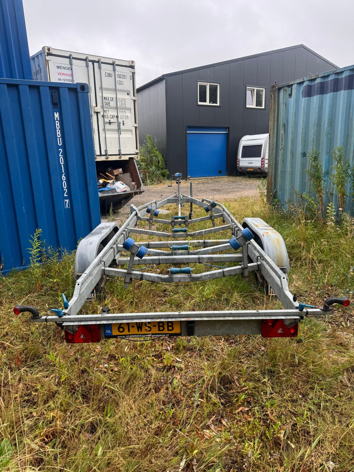 Vlemmix VBT2-2700 boottrailer - 2018, eerste eigenaar, Ophalen of Verzenden, Zo goed als nieuw, Overige typen, Motorboot