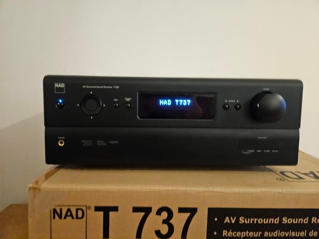 NAD T 737 AV Surround Sound Receiver - Uitstekende Staat, Audio, Tv en Foto, Versterkers en Receivers, Overige merken, Ophalen of Verzenden