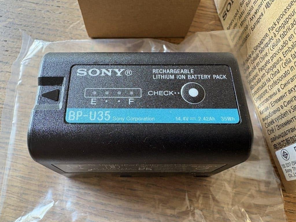 Originele Sony accu nieuw BP-U35 BP U35, Sony, Verzenden, Sony, Opladen via netstroom