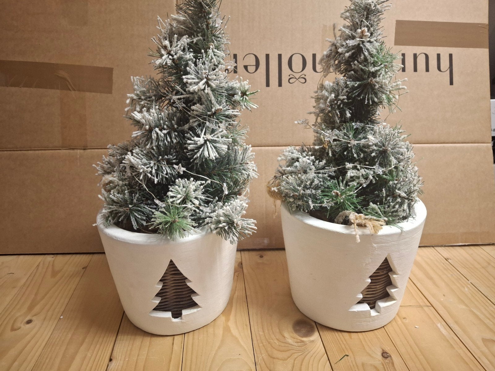 Riviera Maison kerstboompje in pot, Ophalen