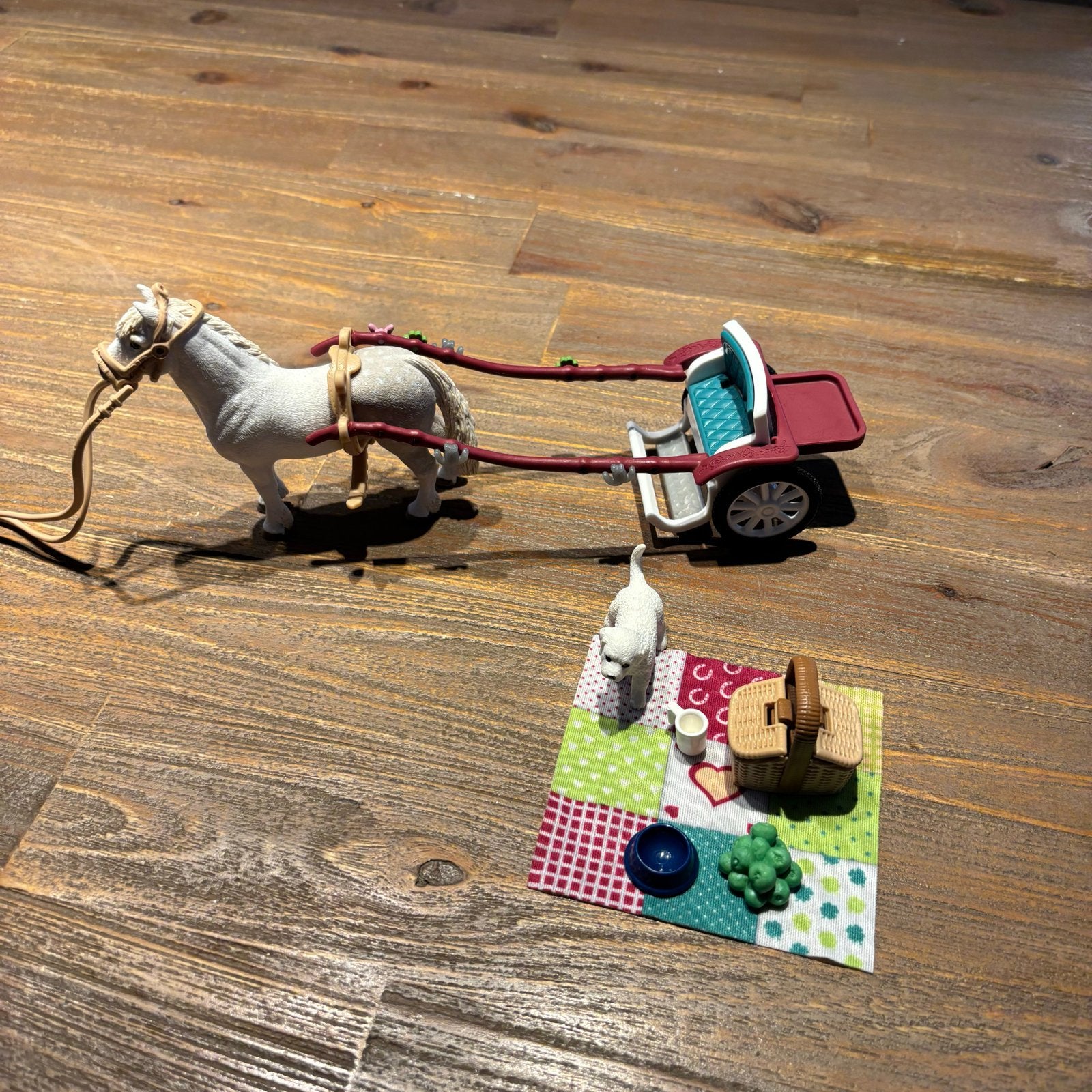 Schleich Horse Club Paardenkoets Paardenshow 42467, Ophalen of Verzenden, Zo goed als nieuw