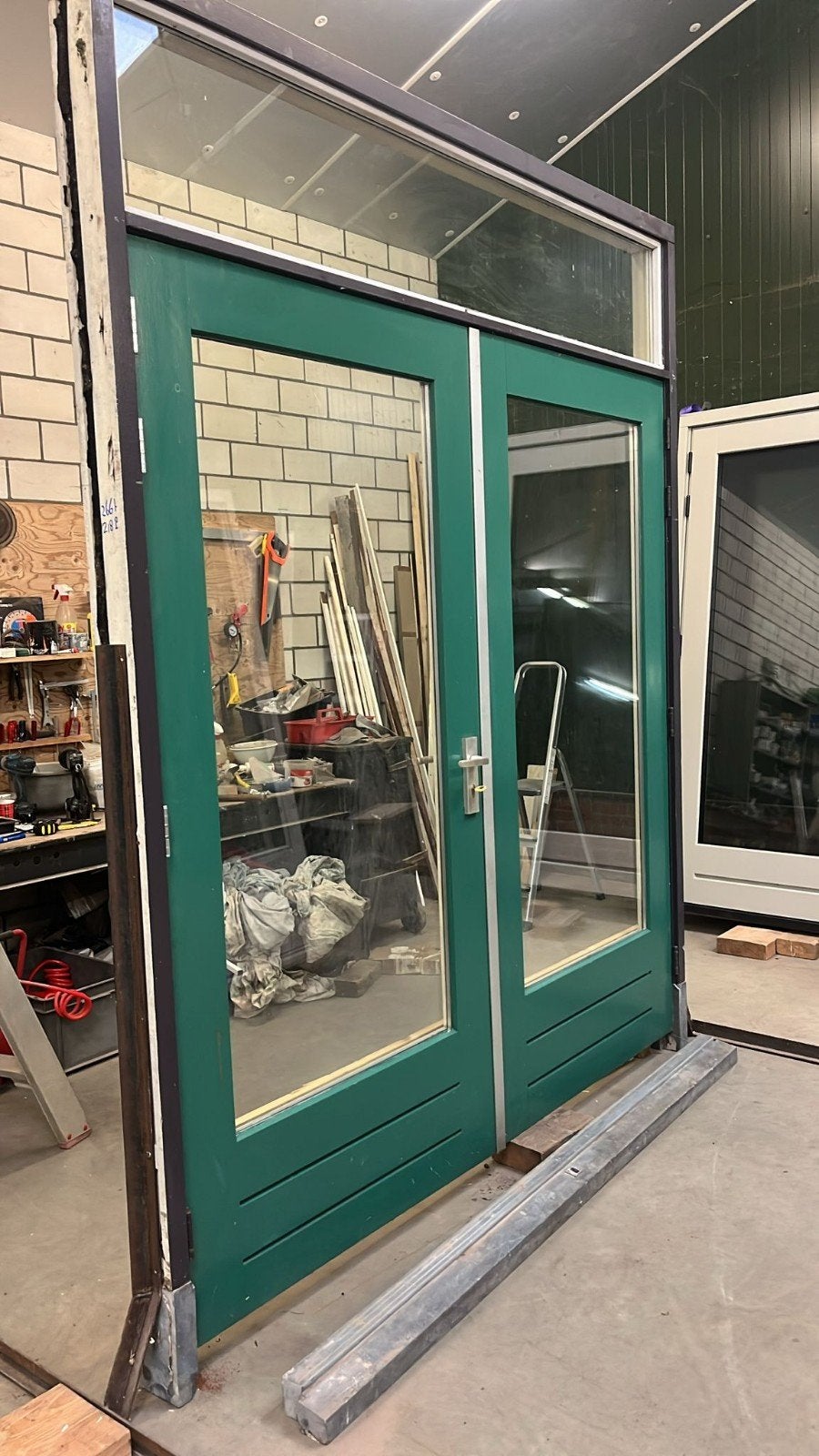 Dubbele tuindeur met HR++ glas en stenen dorpel, Ophalen of Verzenden