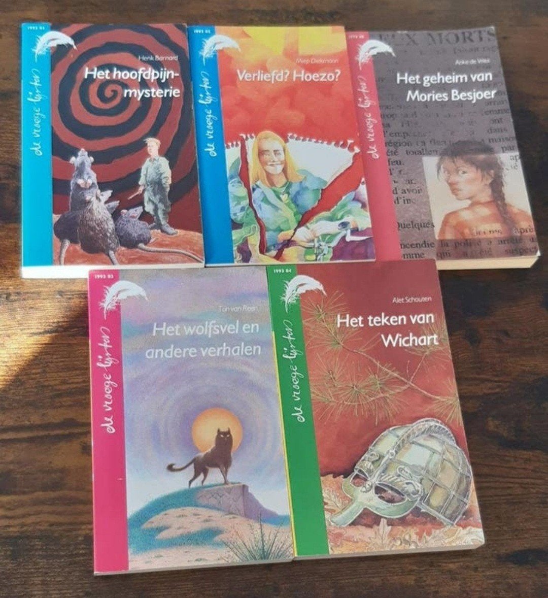 De Vroege Lijsters Boekenreeks 1993 - 5 Jeugdboeken, Ophalen of Verzenden, Diverse auteurs, Fictie algemeen