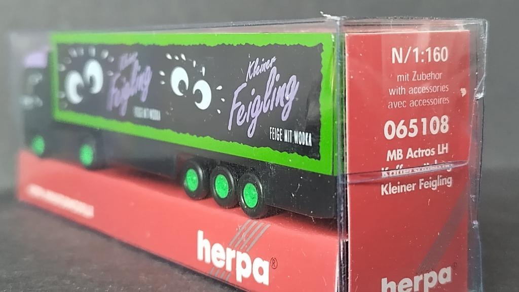Mercedes Benz Actros Feigling 1:160 N spoor Herpa Pol, Verzenden, Trucks@herpa.de, Nieuw, Bus of Vrachtwagen