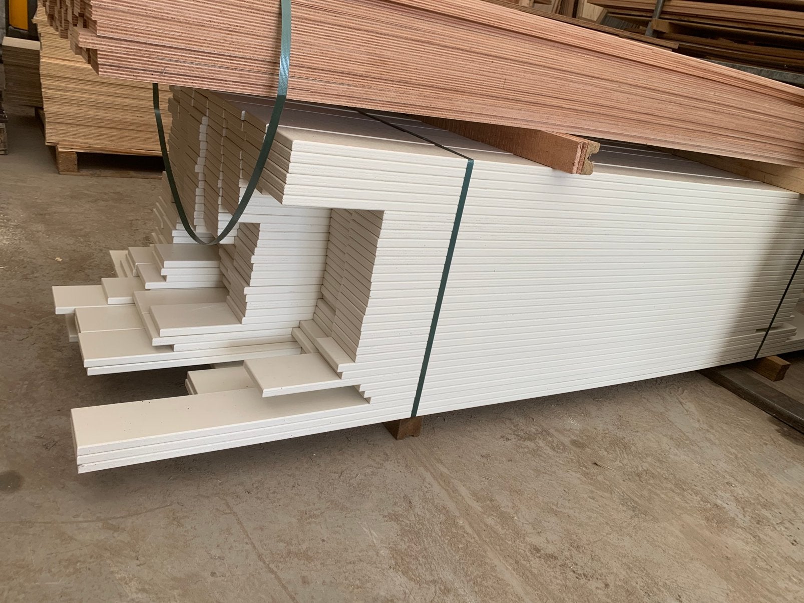 Okoume wbp , betonplex stroken boeideel, Ophalen, Nieuw, Betonplex