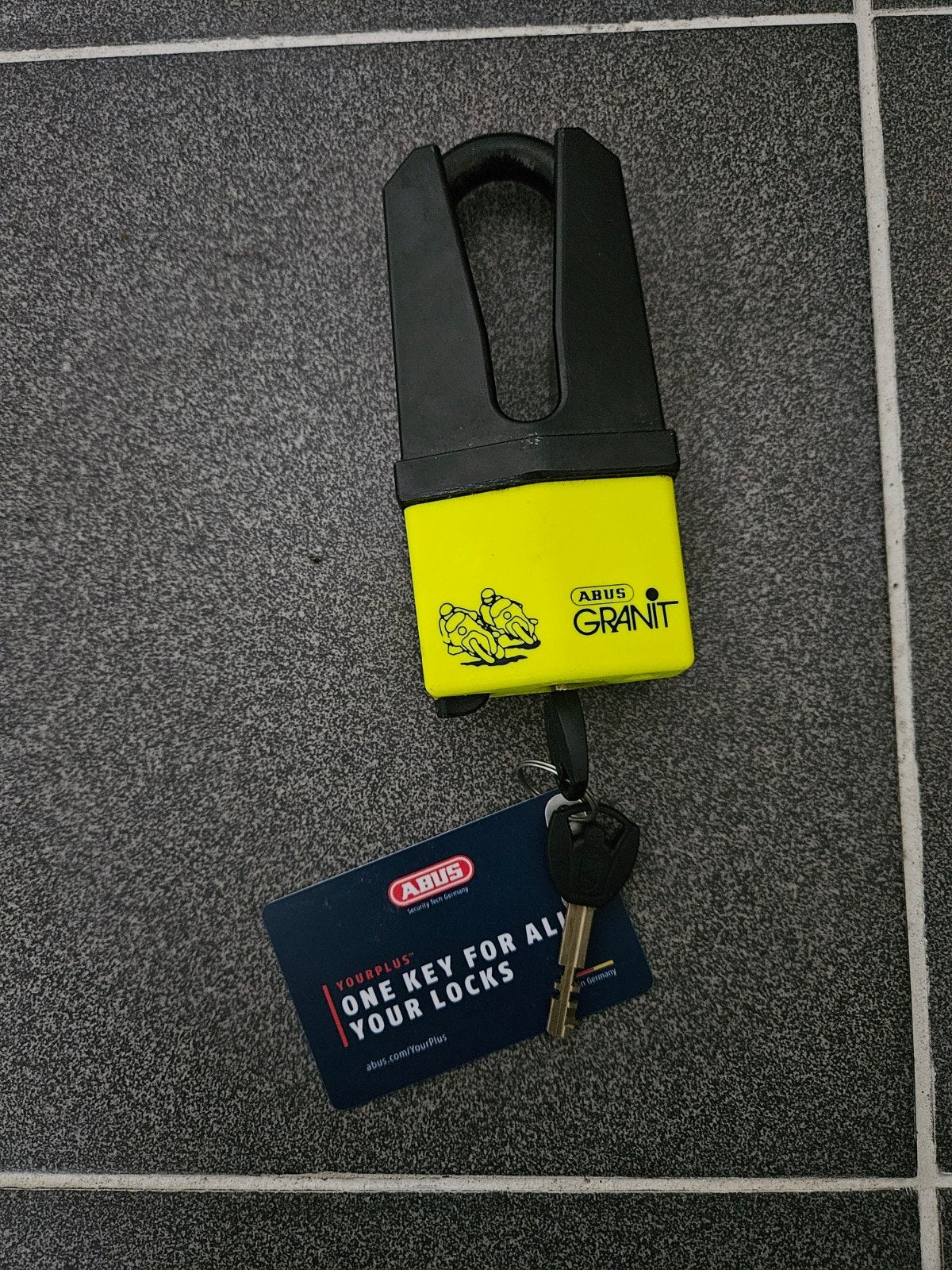 ABUS Granit motorslot met sleutel en codekaart, Ophalen of Verzenden, ., ., .