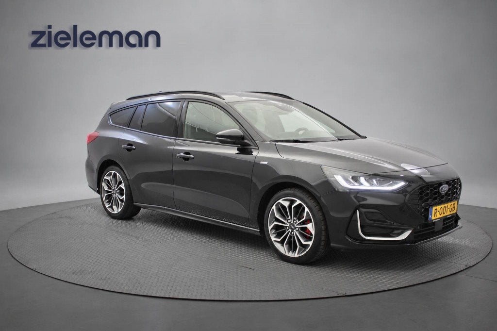 Ford FOCUS  Wagon 1.0 EcoBoost Hybrid ST-Line Vignale Automa, Auto's, Gebruikt, Zwart, 155 pk, 3 cilinders
