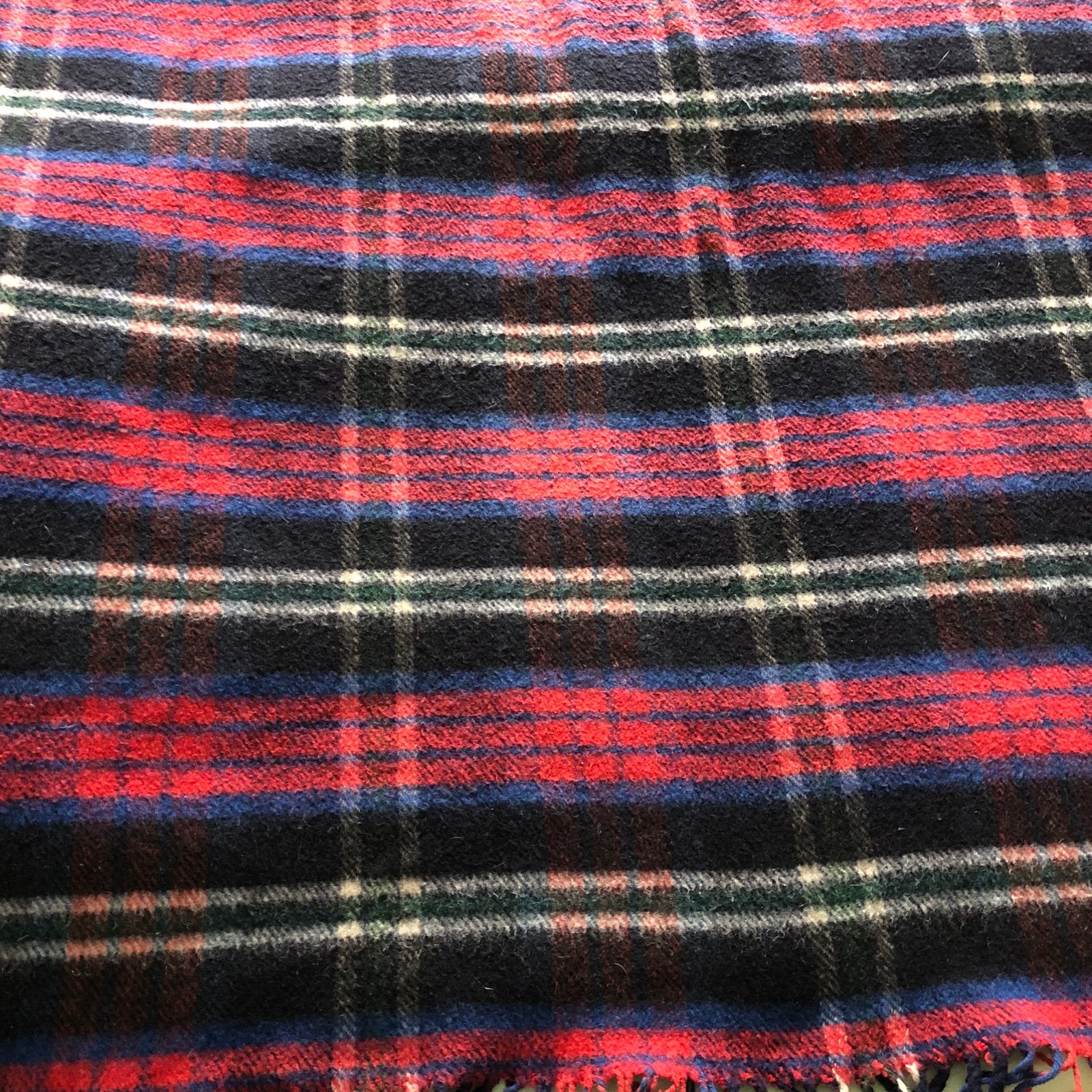 Plaid Tonale wollen geruite plaid | 140 X 165 cm, Huis en Inrichting, Woonaccessoires | Plaids en Woondekens, Ophalen of Verzenden