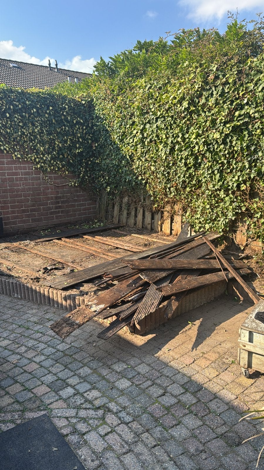 Stookhout en hardhouten latten, Minder dan 3 m³, Ophalen, Overige houtsoorten, Blokken