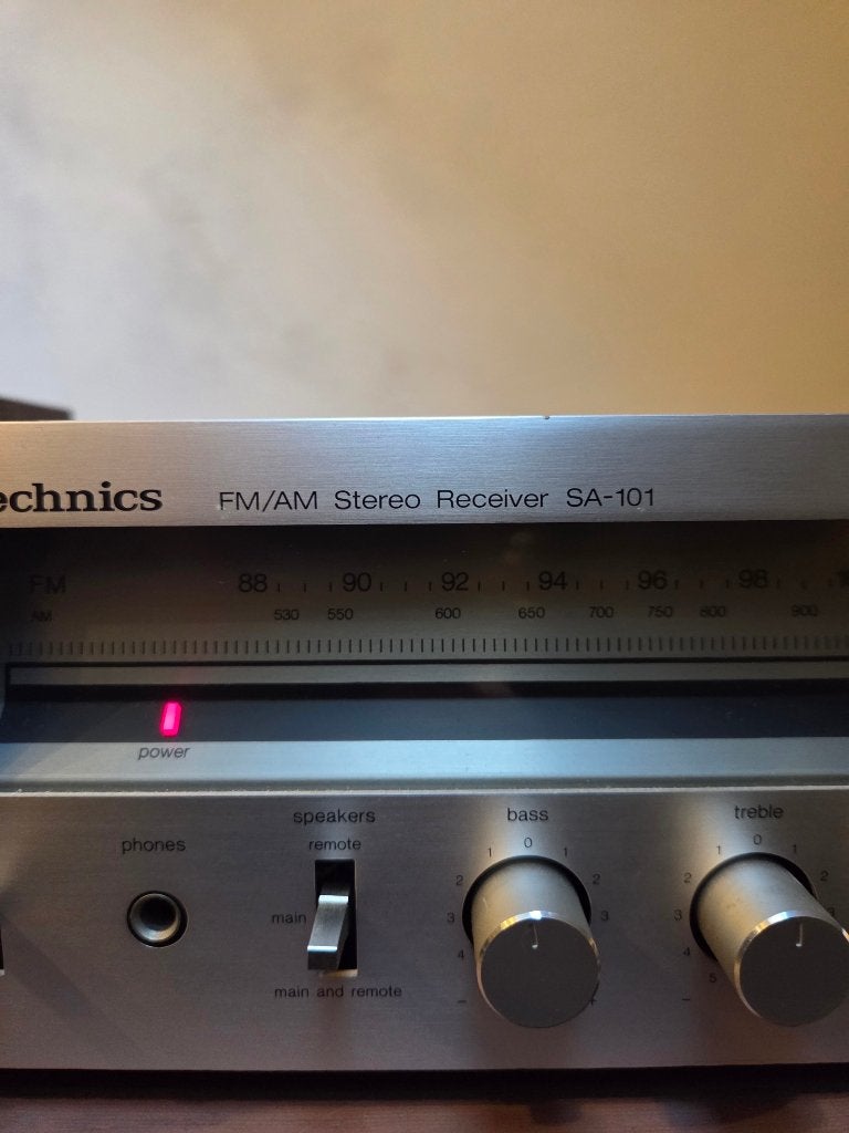 Technics SA-101 receiver (1979) in prachtstaat, Zo goed als nieuw, Ophalen, Overige merken, Minder dan 60 watt