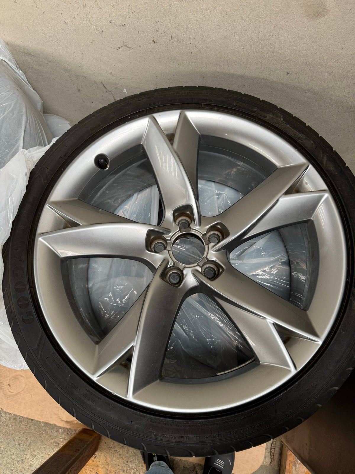 Originele Audi A4/S4 A5/S5 velgen., Auto-onderdelen, Banden en Velgen, Gebruikt, 255 mm, Banden en Velgen, Personenwagen