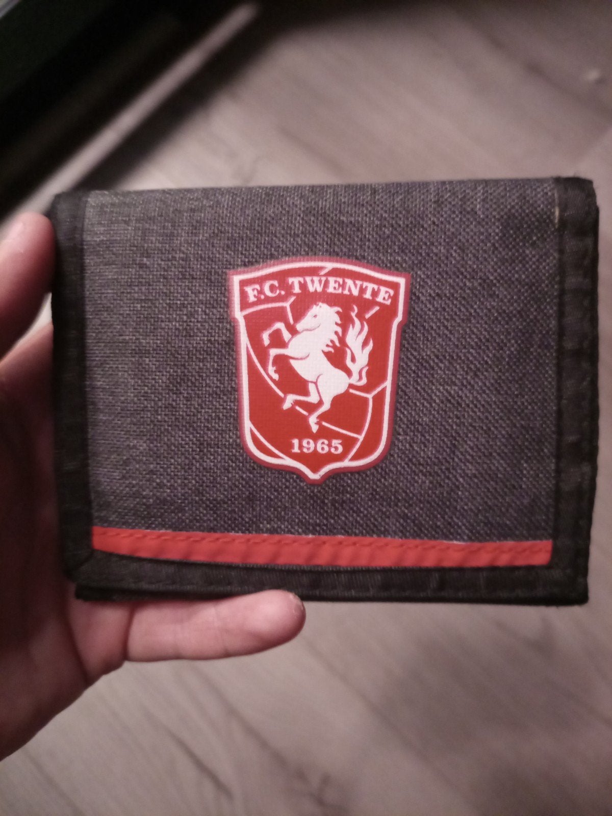 FC Twente Portemonnee - Zo goed als nieuw, Ophalen of Verzenden, Zo goed als nieuw, Grijs, Overige merken