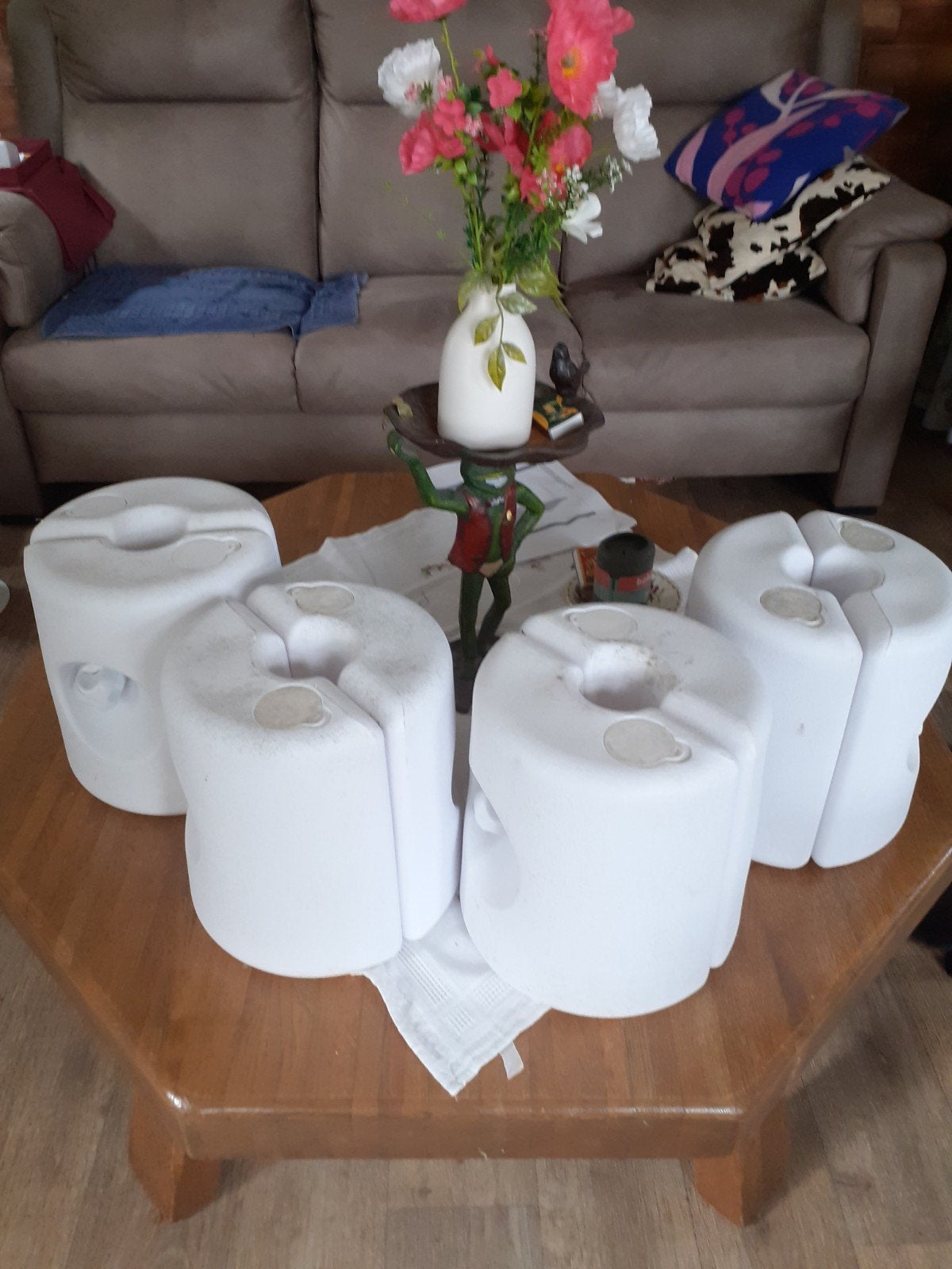 Gewichten  voor partytent  wit zgan, Tuin en Terras, Partytenten, Opvouwbaar, Partytent, Minder dan 4 meter, Zo goed als nieuw