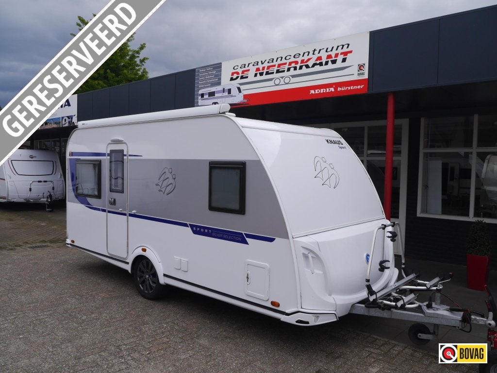 Knaus Sport Silver Selection 450 FU, Caravans en Kamperen, Rondzit, Bedrijf, Overige typen, 4 tot 5 meter