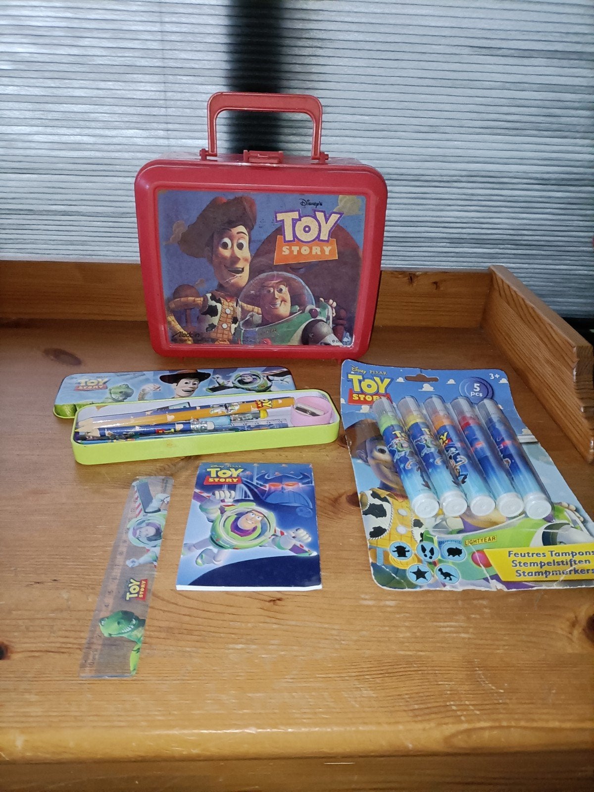 Toy Story koffer, pennen blik met potlode en meer *, Ophalen of Verzenden