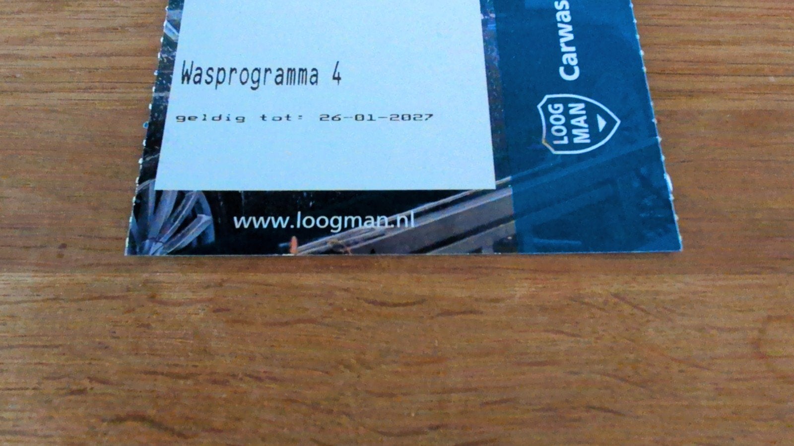 Loogman Carwash Wasprogramma 4 - Geldig t/m 26-01-2027, Ophalen of Verzenden