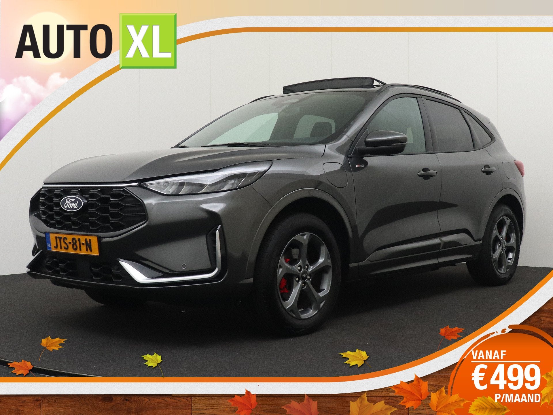 Ford Kuga 2.5 PHEV Aut. ST-Line X Pano-Dak AGR-Stoel Elek. T, Dealer onderhouden, Gebruikt, Origineel Nederlands, Bedrijf